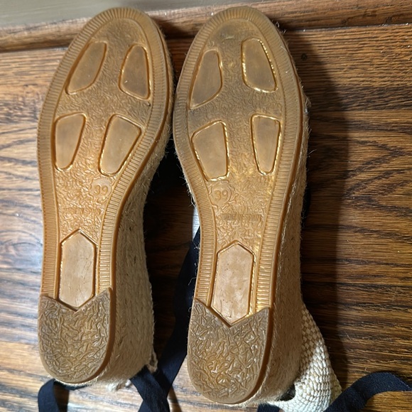 Viscata black medium height espadrille’s size 39 / size 9.5 - Picture 3 of 3